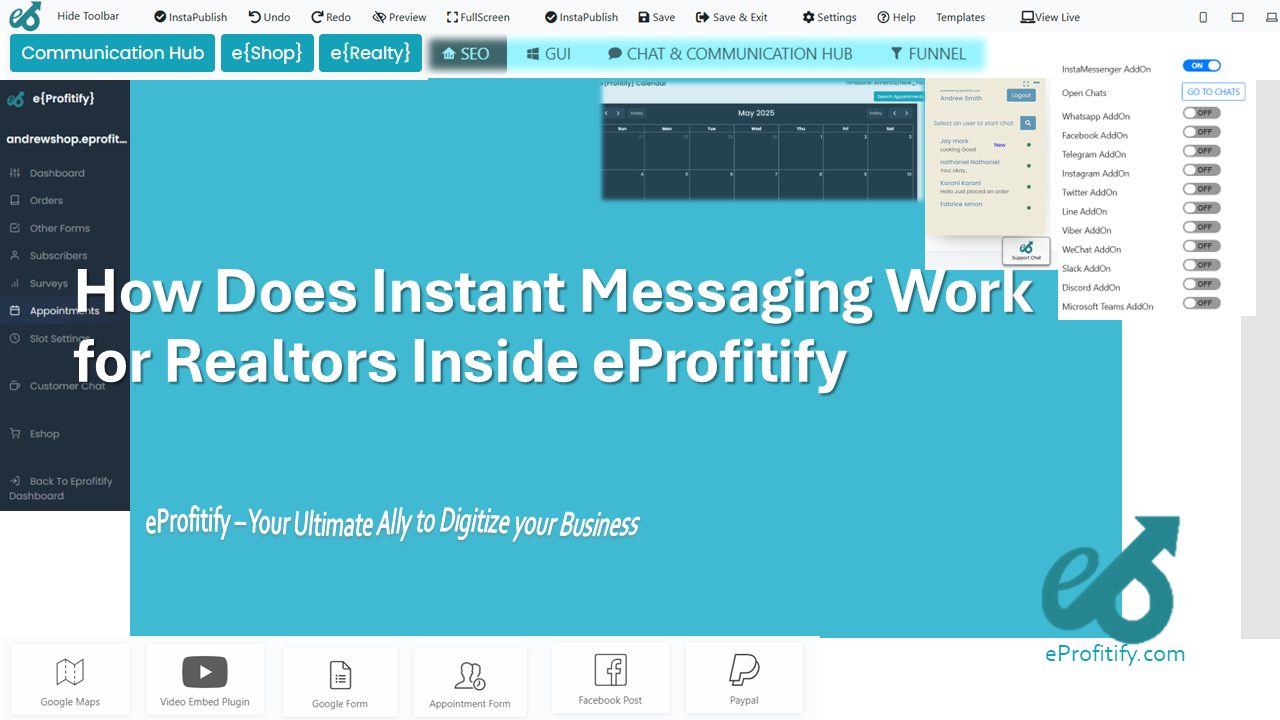 How Does Instant Messaging Work for Realtors Inside eProfitify